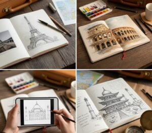 Drawing Historic Landmarks  | Tips Once You’re There