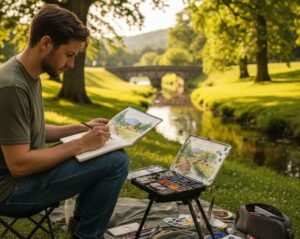 Plein Air While Traveling Is Not the Same as at Home | But You Can Make It Happen
