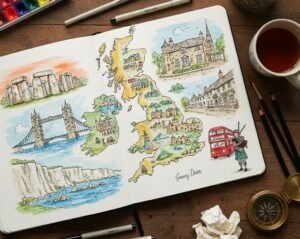 Drawing the United Kingdom | Iconic Locations for Artists