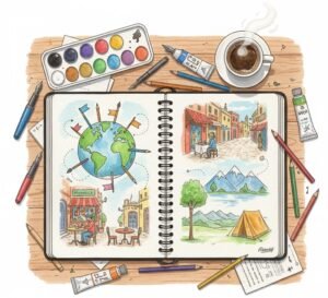 ArtistEarth Is Looking for Travel Sketchbook Contributors & Regional Editors